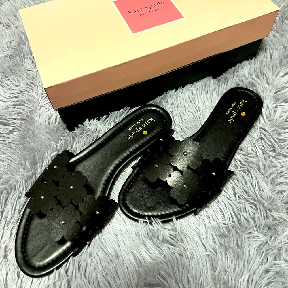 Kate Spade, black sandals